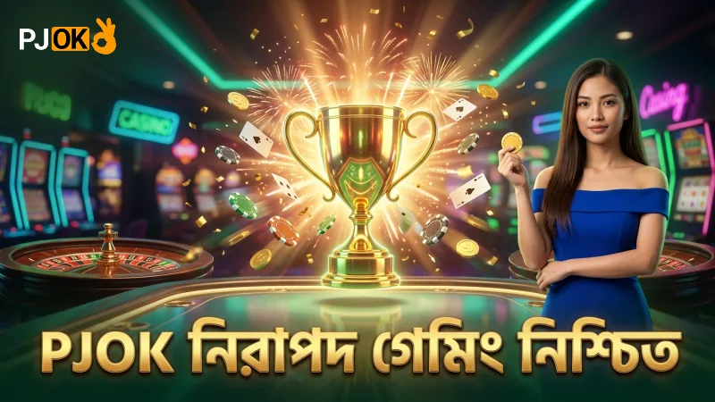PJOK-এর লাইসেন্স ও ব্যালেন্স পরীক্ষায় গেমের নিরাপত্তা নিশ্চিত।