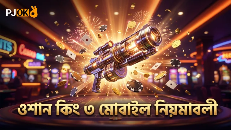 ওশান কিং ৩ মোবাইলে নিয়মাবলী সহজবোধ্য করা হয়েছে।