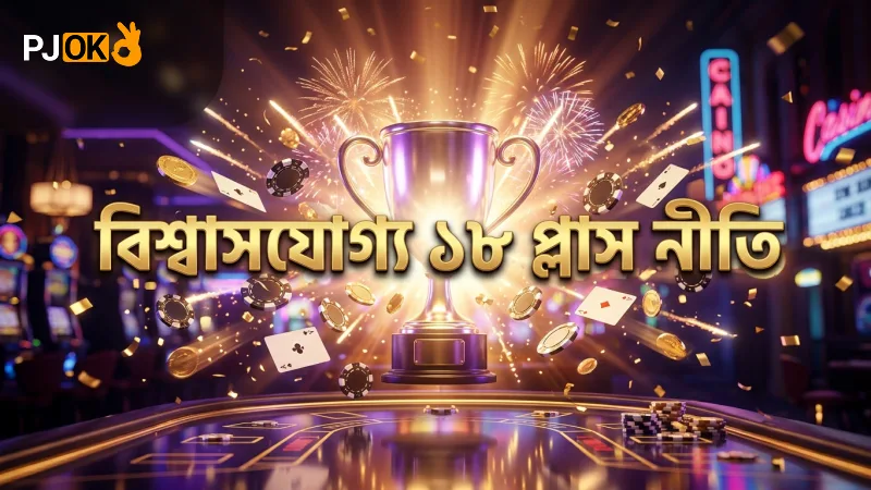 ১৮+ নীতি ও BeGambleAware সহায়তা বিশ্বস্ততা বাড়ায়