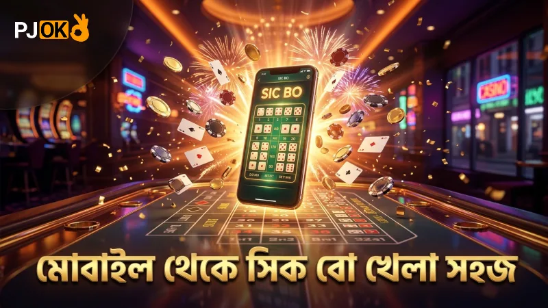 মোবাইল স্ক্রিনে সিক বো গেম খেলার জন্য নিরাপদ এবং সহজ ইন্টারফেস